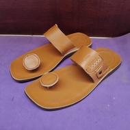 DR I'AM J 301 TAN MEN'S LEATHER SANDALS (OWN-PRODUCED)