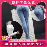 ACNTOYS 1/6 Soldier ACN003 Trendy Women's Hip Pants Denim Trousers Casual Pants Ready Stock