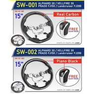 Toyota Land Cruiser FJ200 LC200 2017 2018 2019 2020 sport steering wheel LC FJ 200 gear knob shift b