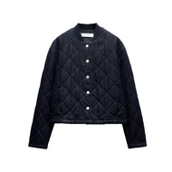 Zaraฝึกหัดเสื้อแจ็คเก็ตฤดูใบไม้ร่วงและฤดูหนาว Z1975สำหรับผู้หญิงใหม่แจ็คเก็ตยีนส์แขนยาวแจ็คเก็ตบุคอต