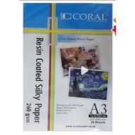 CORAL SILKY PHOTO PAPER A3 260 GSM