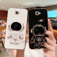 Casing Samsung j7 prime j4 plus j6 plus j4 + j6 + j7 pro 3D Plating Astronaut Holder Multifunction P