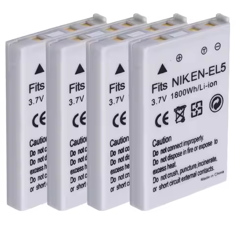 For Nikon EN-EL5 ENEL5 camera battery P530 P520 P510 P100 P500 P5000 P5100 P6000 3700 4200