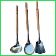 ◹ ✸ Sandok Set Stainless Half wooden