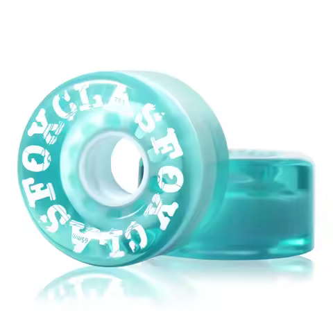 8 Pcs 65x35mm Quad Roller Skate Wheels 78A Indoor Outdoor Soft Smooth Rolling Skateboard Wheels
