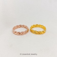 Liosentral - Bellami Ring | Rhodium Ring Knot Ring