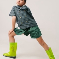 HIJAU SOLERAM - LOPI Skort - Green Green Green Girls' Skirt Pants Skort Pants Kids Shorts
