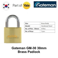 Gateman GM-30 30mm Brass Padlock