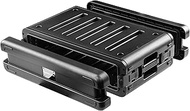 10.5" Rail-to-Rail Watertight Dust-proof Injection-Molded 2U Rack Case