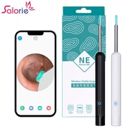 Salorie Ear Cleaning Endoscope HD Otoscope Ear Wax Remover with Camera Ear Cleaner Spoon Kit for Android &amp; IOS USB Charging