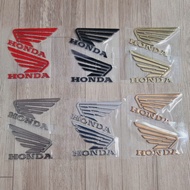 COLLECTION bag of plastic bird wing stamps with colorful CLEAR BACKGROUND used for Honda Vario, Thai