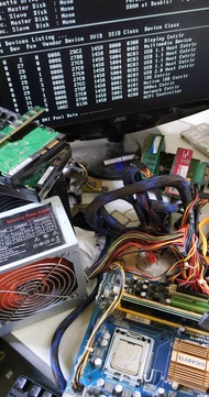 combo main h61 chip i5 ram 8gb nguồn ổ ssd( full 1 bộ) cài đặt sẵn