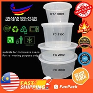 BEKAS PLASTIK /BEKAS TAPAU MAKANAN/Fc3000 Round Container / disposable plastic food container 3000ml