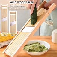Household Multi-functional Solid Wood Slicer Potato Slicer, Cucumber and Carrot Slicer
