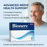 【现货】 [4for3] Fast Delivery Bionerv Alpha Acid+Vitamin B1, B6, B12(6x10Tablets):03/27