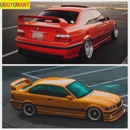 BigSale For BMW E36 M3 Spoiler 1990-2000 BMW M3 Series GT Style Spoiler E36 Series 3 Coupe ABS Plast
