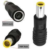 Best Value 1pc Dc 7909 7.9mm 8mm Male To Dc 8020 Female Connector Adapter For Solar Panel Generator 