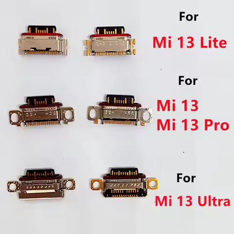 5pcs/lot For Xiaomi Mi 13 Pro Ultra Lite 13Pro 13Ultra 13Lite USB Jack Charging Port Connector Plug 