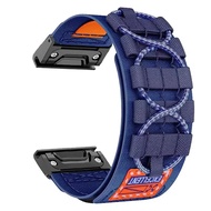 New Weaving Nylon Strap For Garmin Fenix 8 AMOLED 47mm 51mm สายนาฬิกาข้อมือไนล่อน Bracelet Sport Wat