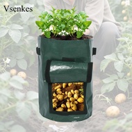 Vsenkes Garden Planting Bag PE Fabric Pot Taro Thickened 5Gallon Potato Grow Bag
