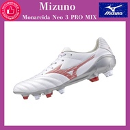 Mizuno Soccer Spike Monarcida Neo 3 PRO MIX  Color：White/Red color  Size： 24.0 cm 2E～30.0 cm 2E