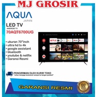 produk LED TV AQUA 70" 70AQT6300UG /70AQT6700UG 70 INCH ANDROID TV