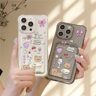 Silicone Material Case Cute Bear Casing For Realme Note 60 60x 50 Narzo 10 N61 N63 N53 50A 50i Prime