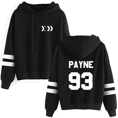 New Liam Payne Tribute Hooded Rap Payne 93 Hooded Long Sleeve Sweatshirt Men Women Fashion Hip Hop P