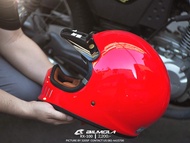 แถมฟรี!!! แก๊ปติดหน้าหมวก หมวกกันน็อค Bilmola RX100 ปี 2023 สไตล์ Old school Vintage Retro !! 320SP 