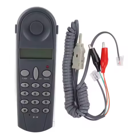 Professional Device Network Cable Tester Telephone Phone Butt Test Tester Lineman Cable Line Fault