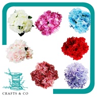 [Super Gebu] Bunga Hydrangea Gred Pelamin Gebu 5 Kepala / Hydrangea Flower Premium Quality 5 Head (1