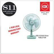 KDK Table Fan A30AS 30CM * 1 YEAR LOCAL WARRANTY - * READY STOCKS