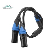 50cm XLR Splitter Cable 1 XLR Female to 2 XLR Male XLR Y Splitter Cable Microphone Splitter Cord for