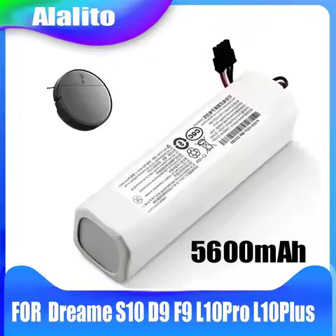 14.4V 12800mAh Li-Ion Replacement Battery for Dreame D9 F9 L10, D9 Pro, D9 MAX, D10 Plus, D10s, L10s