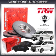 Toyota Alphard , Vellfire AH30 AGH30 GGH30 Front Trw Brake Disc Rotor Original 2015-2023
