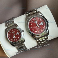 Seiko 5 Analog Couple Watch Jam Tangan Couple Steel
