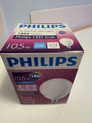 全新 Philips E27 10.5w LED bulb 燈泡