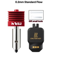 Upgraded Hotend For Bambu Lab A1 P2S Hardened Steel Nozzle 0.2/0.4/0.6/0.8mm Hot End H2D A1 Mini H2S
