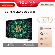 TCL 55" QD-Mini LED 144hz Refresh Rate, 288hz Game Accelerator, Dolby Atmos 55C6K Series