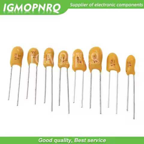 5PCS/LOT 16V 20V 25V 35V 50V Tantalum Capacitor 1UF 2.2UF 3.3UF 4.7UF 10UF 22UF 33UF 47UF 100UF16V 2