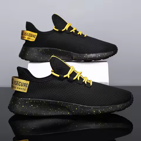 Mens Walking Shoes 2025 New Lightweight Outdoor Walking Running Sneakers Trend Cosy Plus Size Sports
