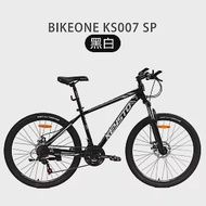 BIKEONE KS007 SP 26吋21速異形管碟煞登山車山地車入門都會通勤上學運動最佳選擇2023式- 黑白