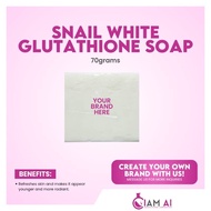 Snail White Glutathione Soap 70g - IAM AI Open for Rebranding