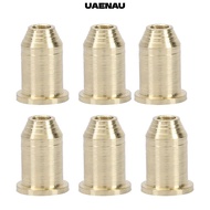 UAENAU 12PCS Guitar String Ferrules, Mounting Buckle Metal Guitar String Caps, Durable Silver Electr
