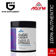 Agym Bcaa Powder Zero Sugar 2:1:1 Amino Acid Muscle Recovery Increase Performance Halal Bcaa Supplem
