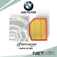 BMW ENGINE AIR FILTER BMW X3 E83 (13717 542 545)