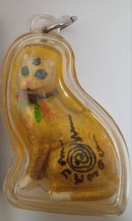 師傅阿贊Thep，金色招財貓大模：精選泰國佛牌正牌陰牌聖物法物