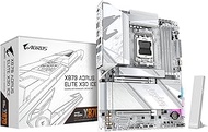 GIGABYTE X870 AORUS Elite X3D ICE AMD AM5 ATX Motherboard, Support AMD Ryzen 9000/8000/7000 Series, 