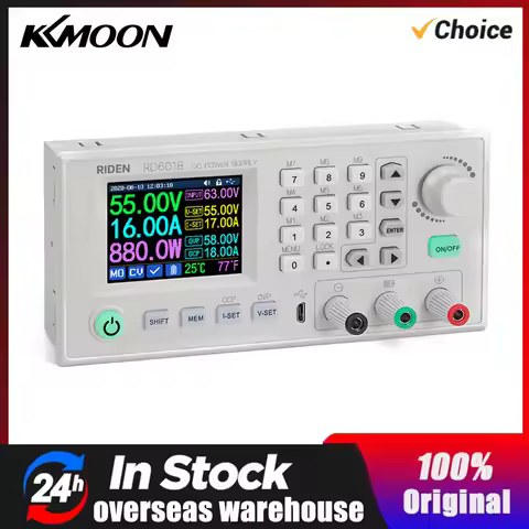 RD RD6018 RD6018W USB WiFi DC-DC Voltage Step Down Power Supply Module Buck Converter Voltmeter 60V