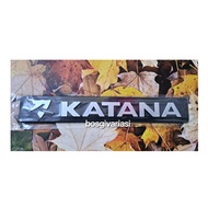 Emblem Logo Suzuki katana / Emblem Logo mobil katana / emblem Suzuki katana jeep